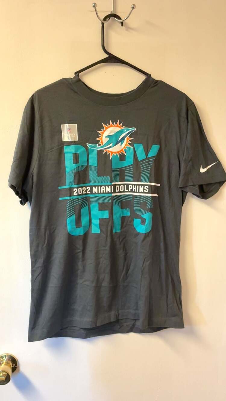 Nike Miami Dolphins 2022 NFL Playoffs Graphic T-Shirt